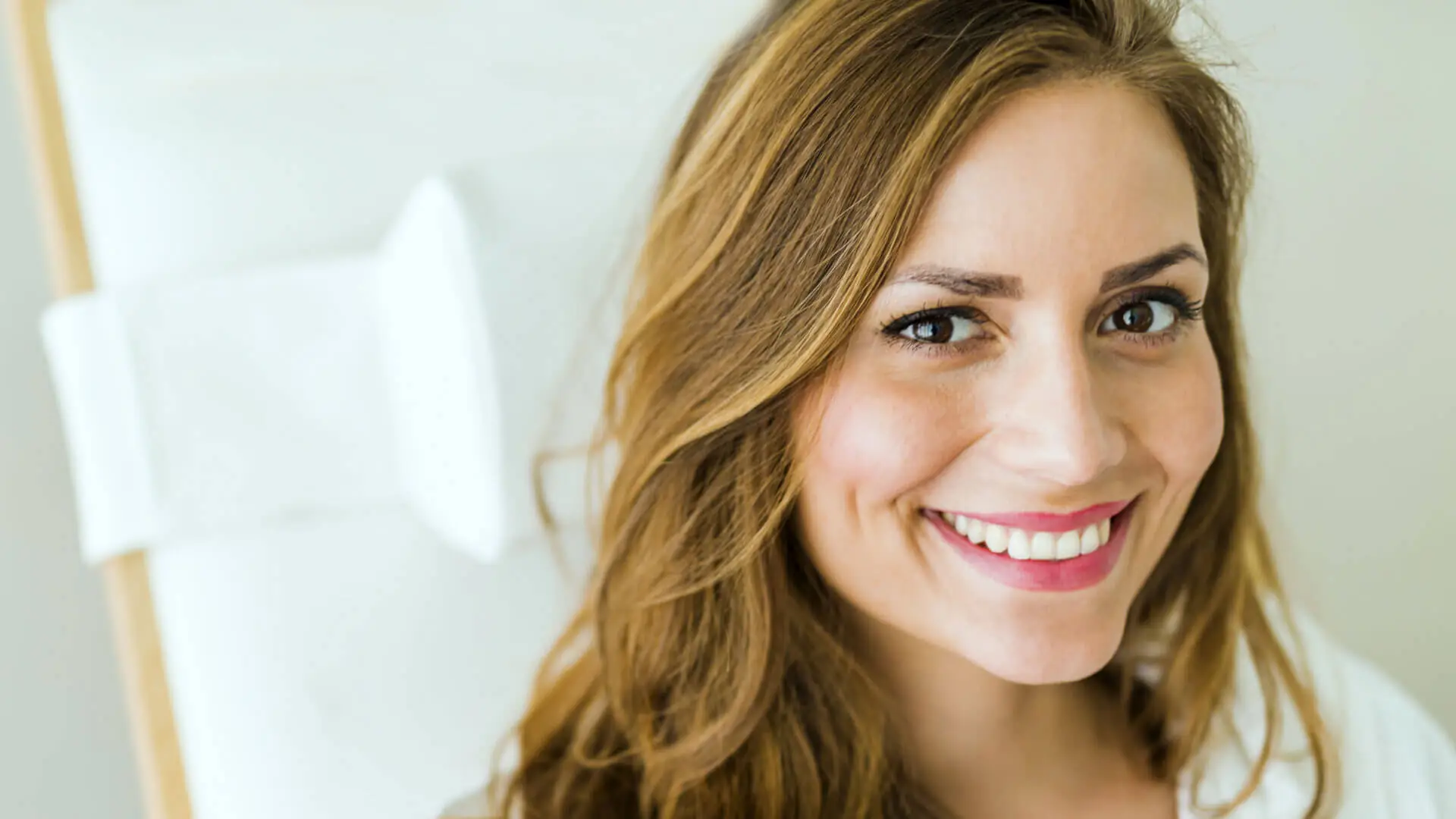 Beautiful woman smiling