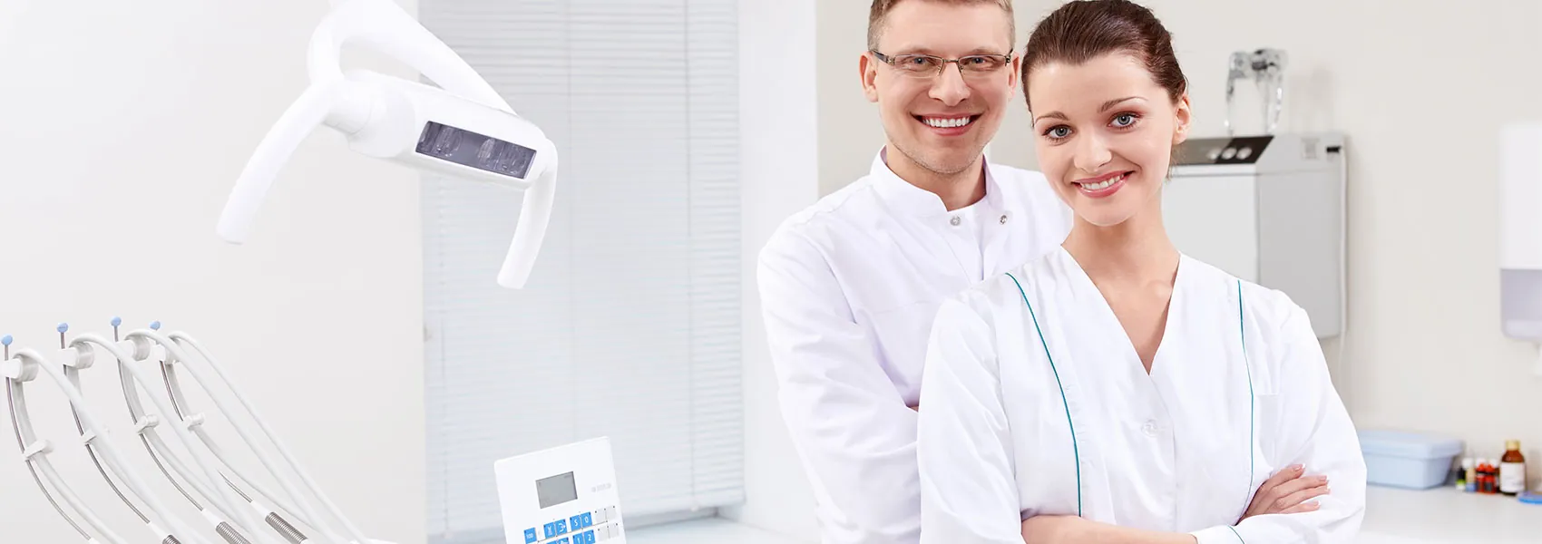 Dentists smiling