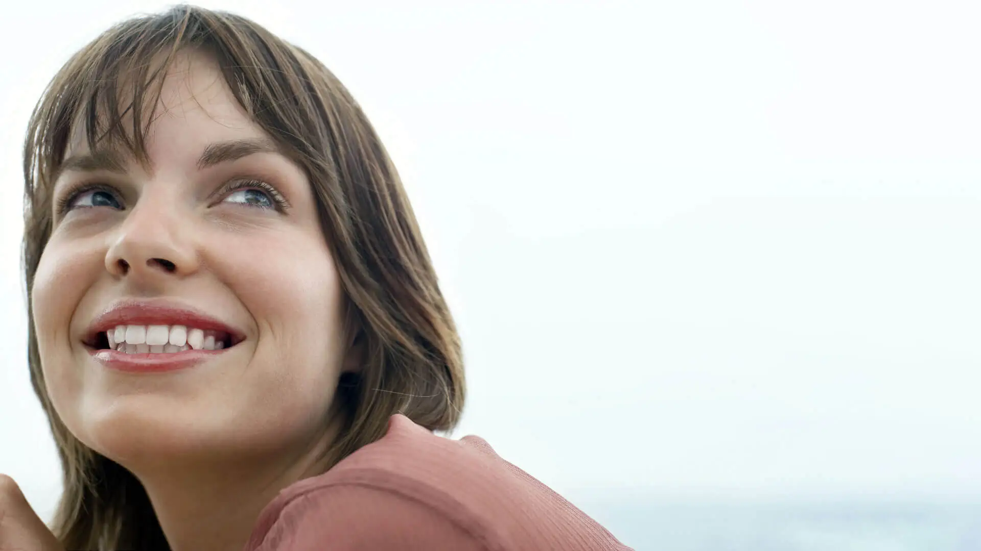 Woman smiling