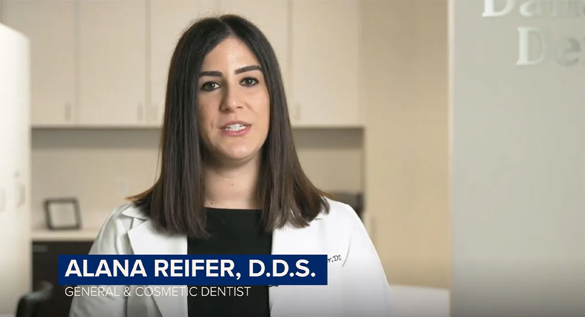 Dr. Alana explaining about Teeth Whitening treatments