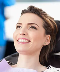 Woman at dental