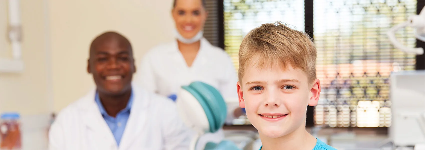 Kid at dental
