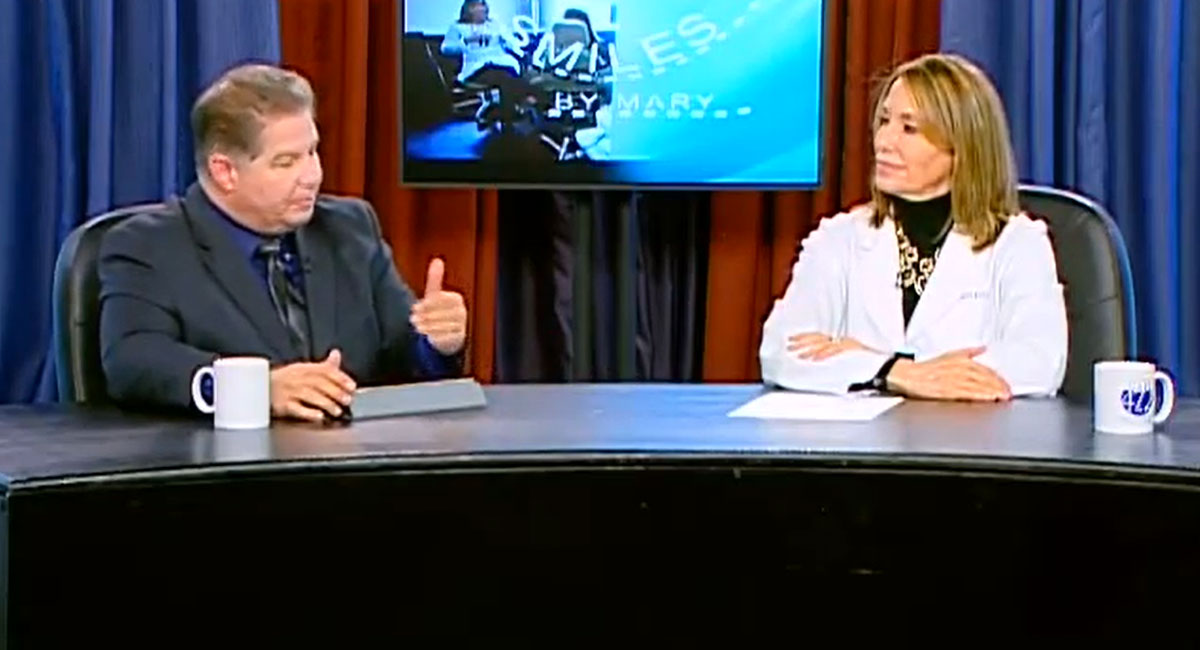 Dr. Swift discussing about cosmetic dentistry procedures