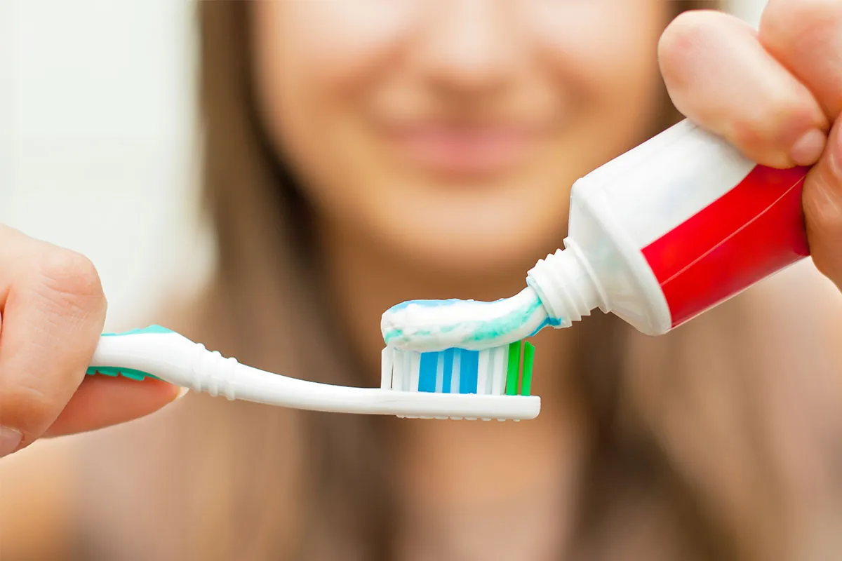 Toothbrush and toothpaste