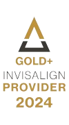 Gold Invisalign logo